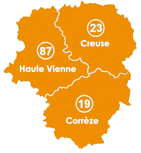 Carte Limousin